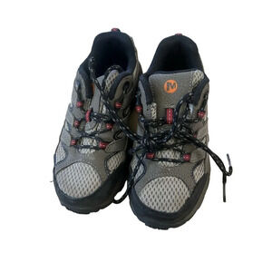 Merrell Boys Moab 2 Bark Brown Low Top Lace Up Hiking Sneaker Size 12M